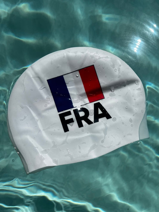 Limited Edition France Silicone Swim Cap