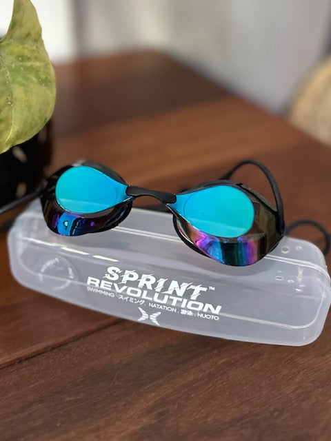 STINGRAY GOGGLES - (METALLIC RAINBOW/SILVER)