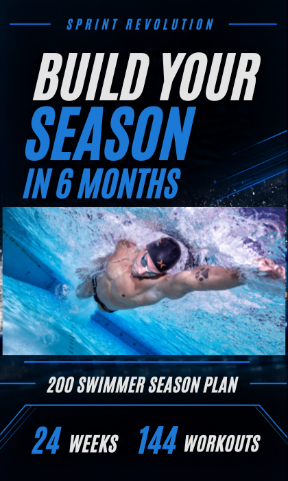 6-Month Swim Training Plan | Full-Season Sprint Progression for 200 Swimmers